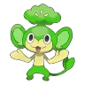Pansage shiny form