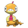 Scraggy shiny form