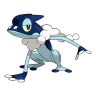 Frogadier shiny form