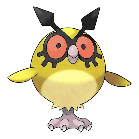 Hoothoot shiny form