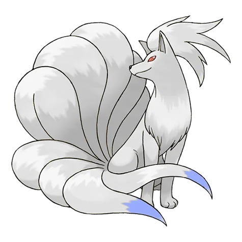 Ninetales shiny form