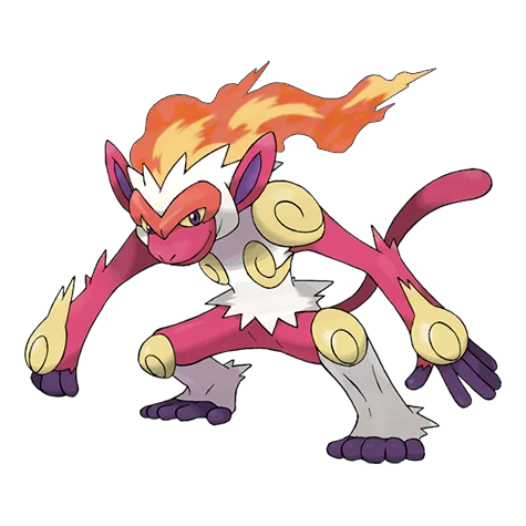 Infernape shiny form