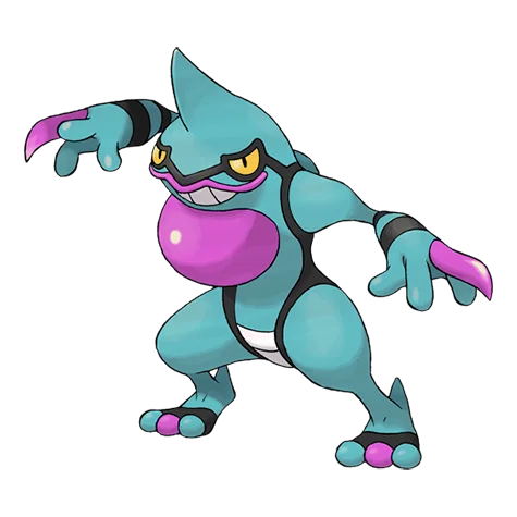 Toxicroak shiny form