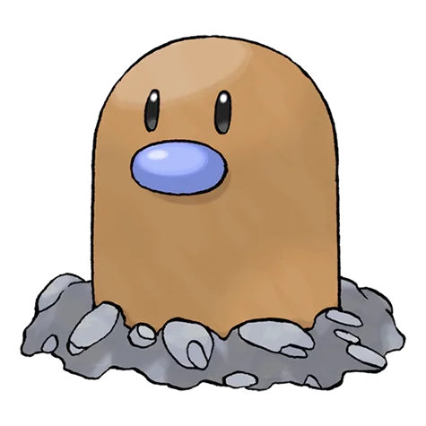 Diglett shiny form