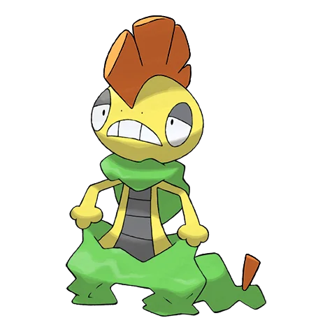Scrafty shiny form