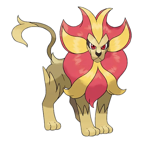 Pyroar shiny form