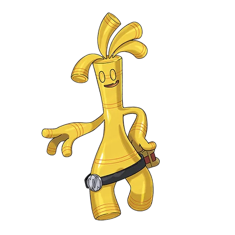 赛富豪 #1000 official artwork - steel/ghost type Pokemon