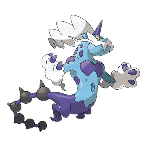 thundurus therian #10020 official artwork - electric/flying type Pokemon