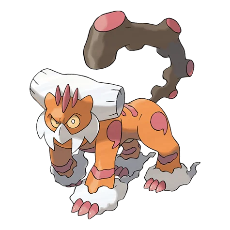 landorus therian #10021 official artwork - ground/flying type Pokemon