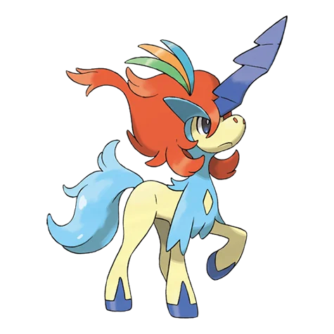 keldeo resolute #10024 official artwork - water/fighting type Pokemon