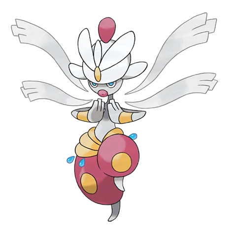 Medicham #10054 official artwork - fighting/psychic type Pokemon