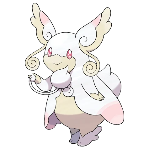 Audino #10069 official artwork - normal/fairy type Pokemon