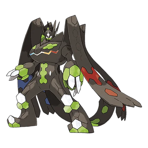 zygarde complete #10120 official artwork - dragon/ground type Pokemon