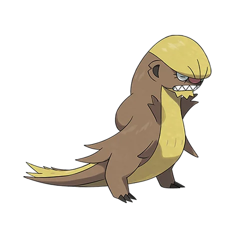 gumshoos totem #10121 official artwork - normal type Pokemon