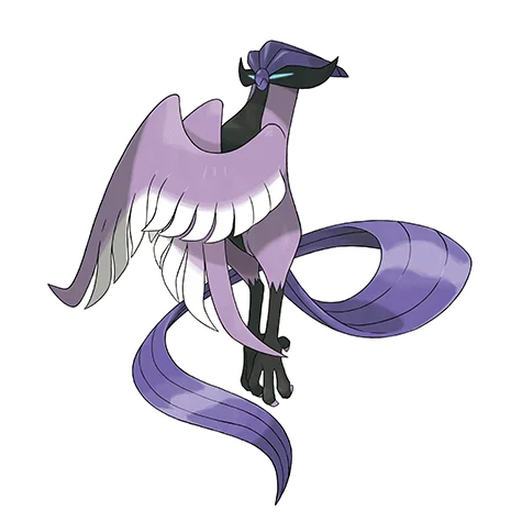 急冻鸟 #10169 official artwork - psychic/flying type Pokemon