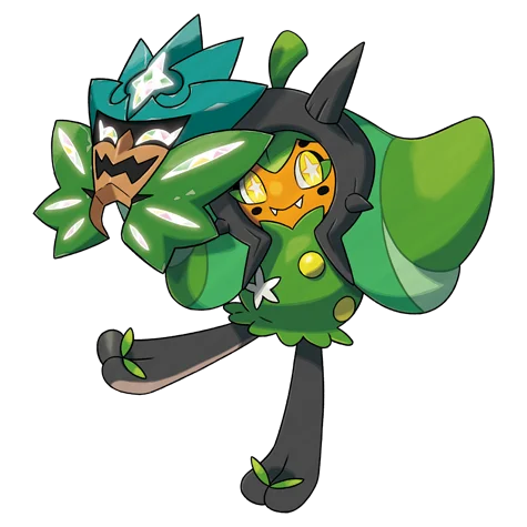 厄诡椪 #1017 official artwork - grass type Pokemon