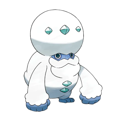 darmanitan galar standard #10177 official artwork - ice type Pokemon