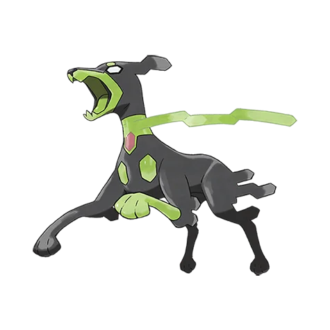 zygarde 10 #10181 official artwork - dragon/ground type Pokemon