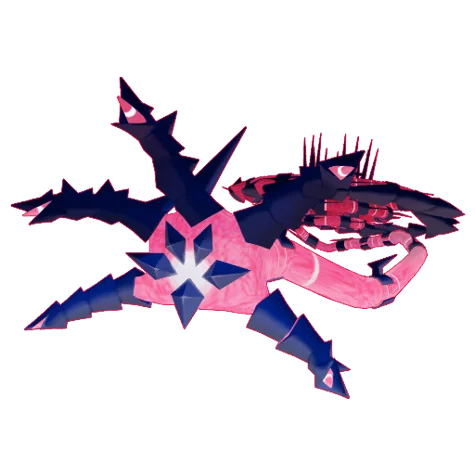 eternatus eternamax #10190 official artwork - poison/dragon type Pokemon