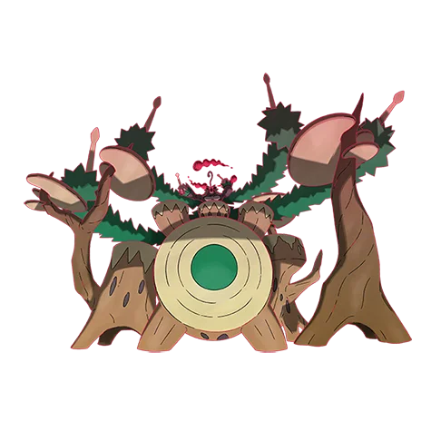 Rillaboom #10209 official artwork - grass type Pokemon