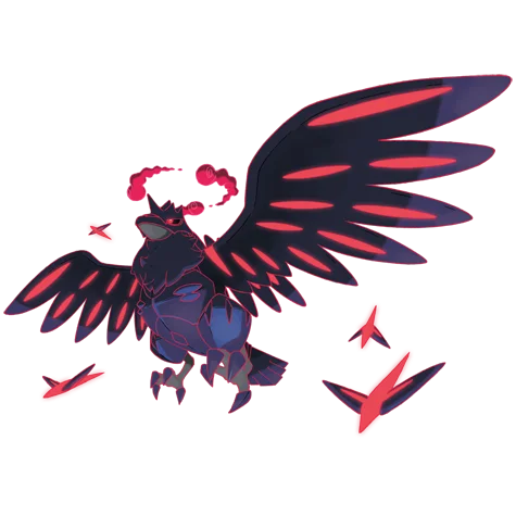 Corviknight #10212 official artwork - flying/steel type Pokemon