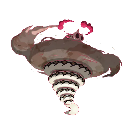 沙螺蟒 #10218 official artwork - ground type Pokemon