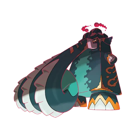 大王铜象 #10224 official artwork - steel type Pokemon