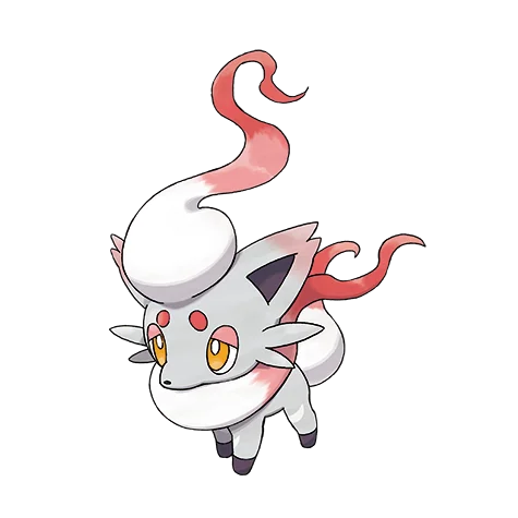 索罗亚 #10238 official artwork - normal/ghost type Pokemon