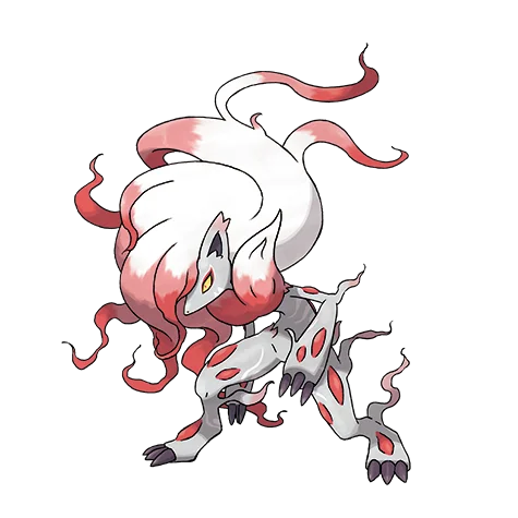 索罗亚克 #10239 official artwork - normal/ghost type Pokemon