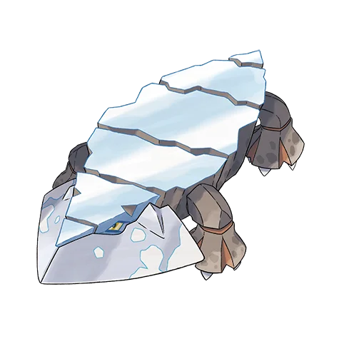 Avalugg #10243 official artwork - ice/rock type Pokemon