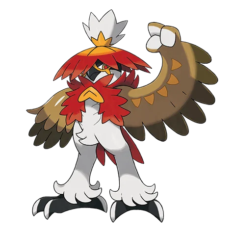 ジュナイパー #10244 official artwork - grass/fighting type Pokemon