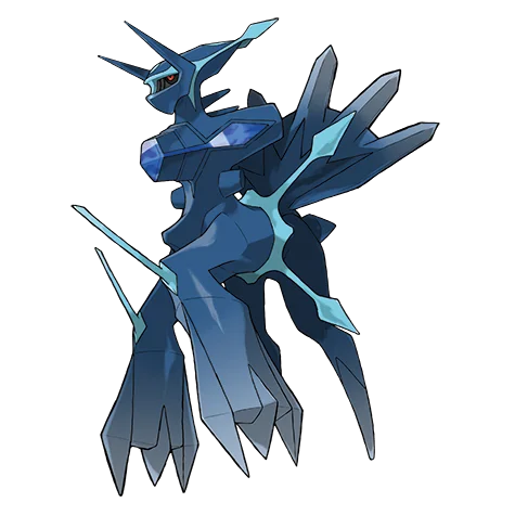 dialga origin #10245 official artwork - steel/dragon type Pokemon