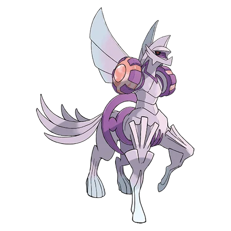 palkia origin #10246 official artwork - water/dragon type Pokemon