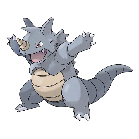Rhydon - ground, rock type Pokémon #112