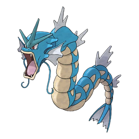 Gyarados - water, flying type Pokémon #130