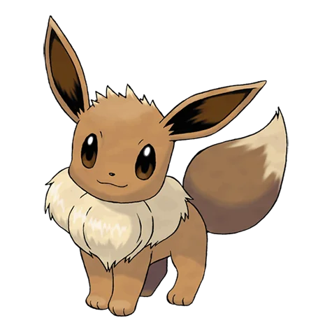 Eevee #133 official artwork - normal type Pokemon