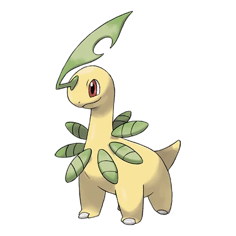 베이리프 #153 official artwork - grass type Pokemon
