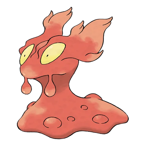 Slugma - fire type Pokémon #218