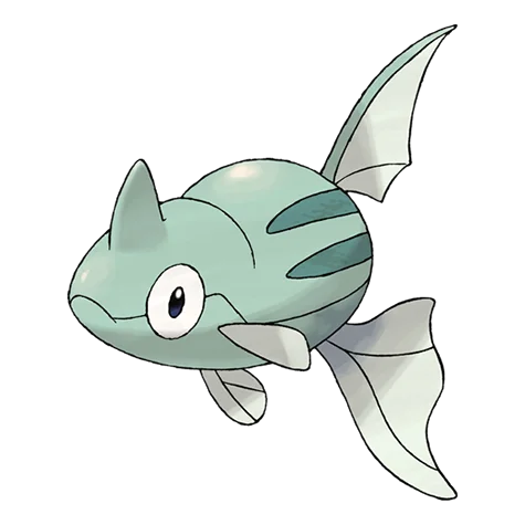 Remoraid #223 official artwork - water type Pokemon