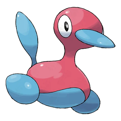 Porygon2 #233 official artwork - normal type Pokemon