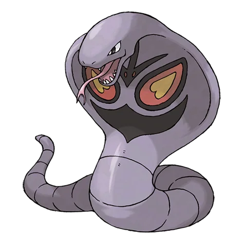 Arbok #024 official artwork - poison type Pokemon