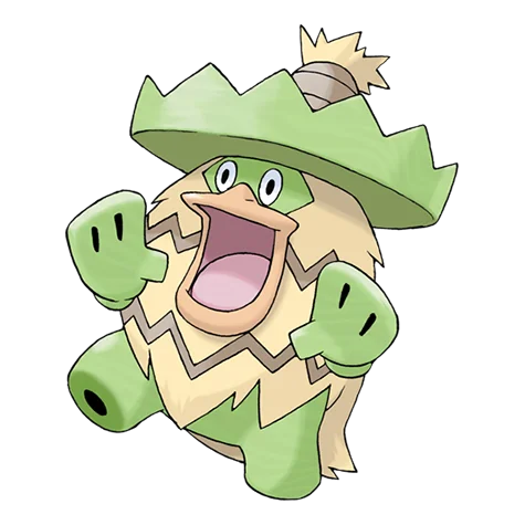 Ludicolo #272 official artwork - water/grass type Pokemon