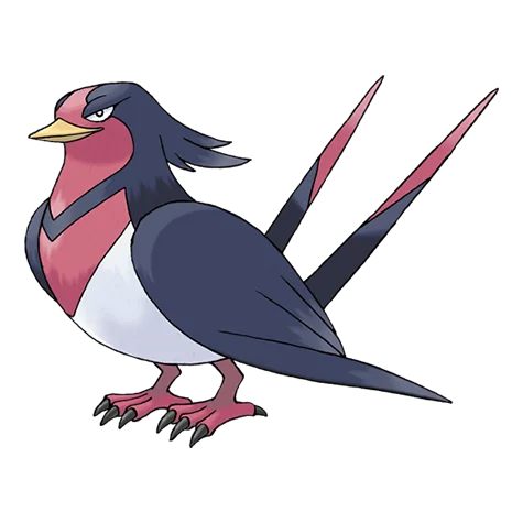 Swellow - normal, flying type Pokémon #277