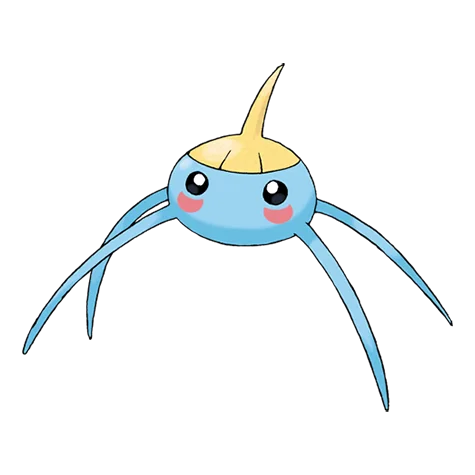 Arakdo #283 official artwork - bug/water type Pokemon