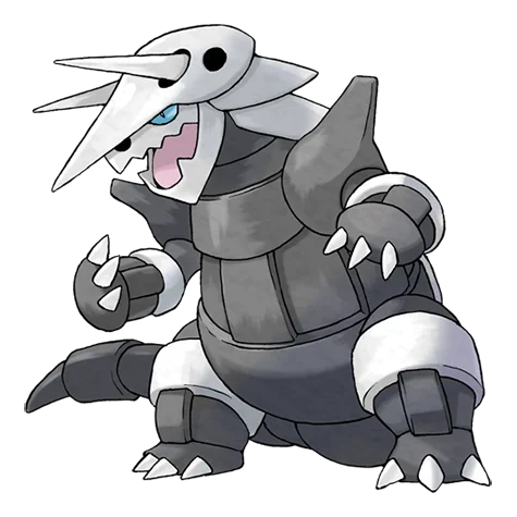 Stolloss #306 official artwork - steel/rock type Pokemon