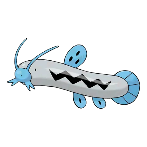 미꾸리 #339 official artwork - water/ground type Pokemon