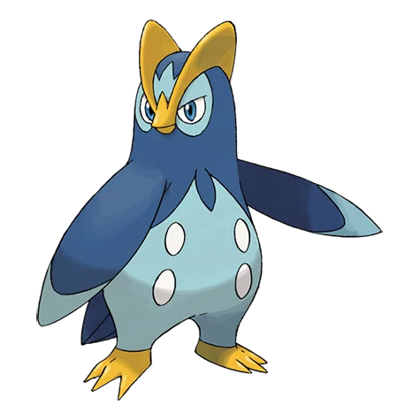 Pliprin #394 official artwork - water type Pokemon