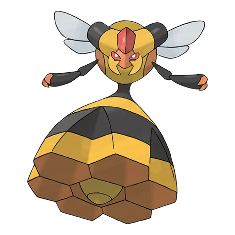 Honweisel #416 official artwork - bug/flying type Pokemon