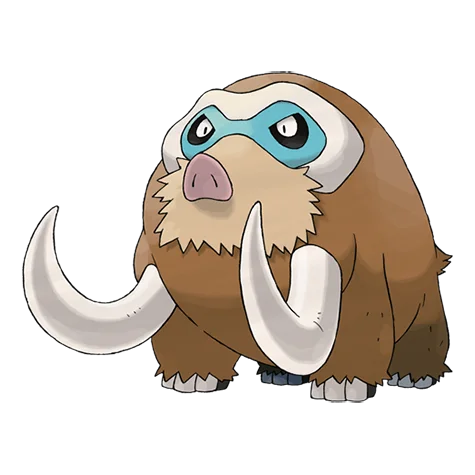 Mamoswine - ice, ground type Pokémon #473
