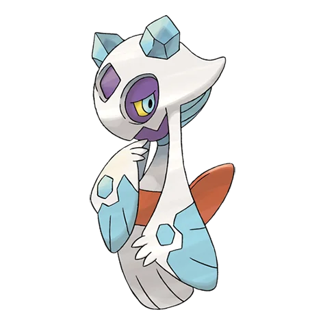 雪妖女 #478 official artwork - ice/ghost type Pokemon